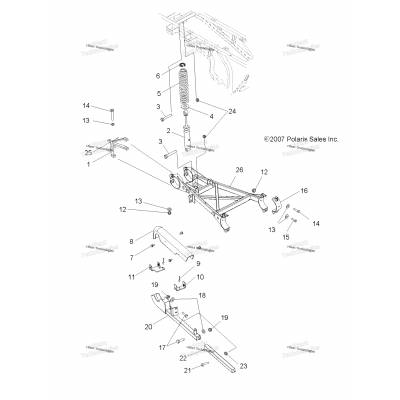 Suspension, Rear Swing Arm