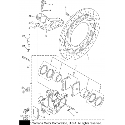 Rear Brake Caliper