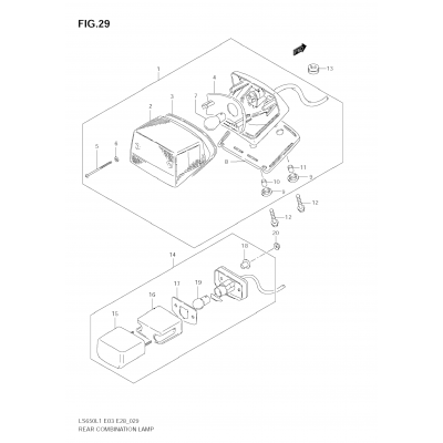 REAR COMBINATION LAMP