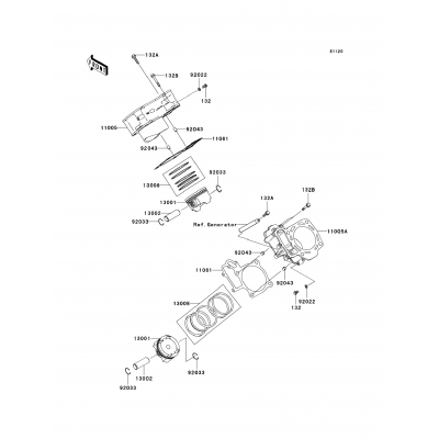 Cylinder/Piston(s)