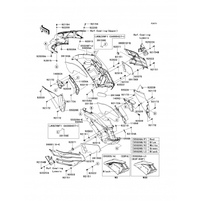 Cowling (Center)