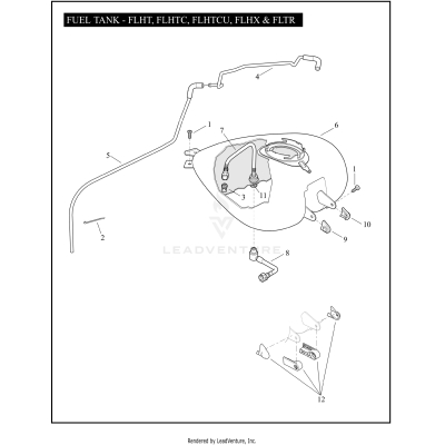 FUEL TANK - FLHT, FLHTC, FLHTCU, FLHX & FLTR