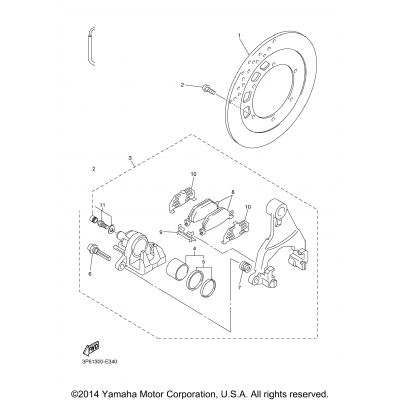 Rear Brake Caliper