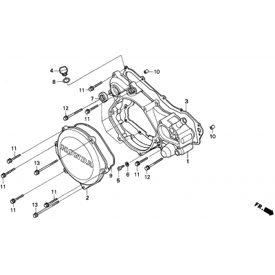 RIGHT CRANKCASE COVER