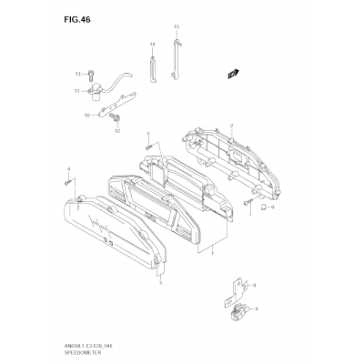 SPEEDOMETER (AN650 L1 E33)