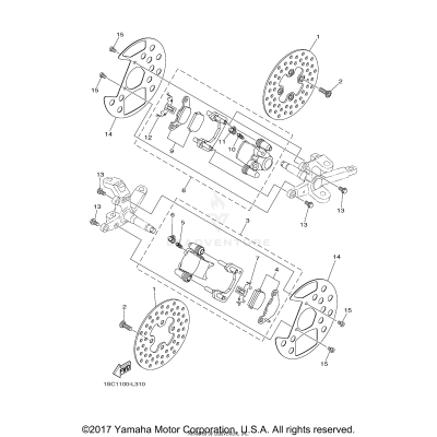 FRONT BRAKE CALIPER