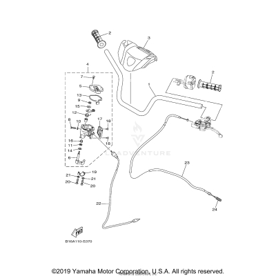 STEERING HANDLE CABLE