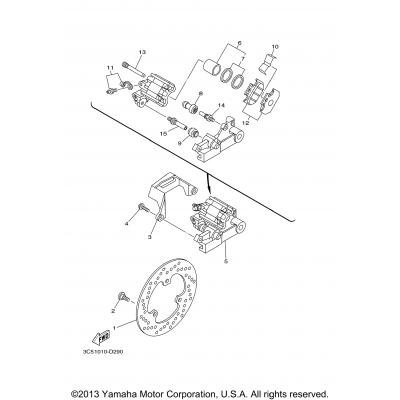 Rear Brake Caliper