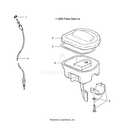CONTROLS-THROTTLE ASM/CABLE - A06CD32AA/AB/AC (4999201649920164B07)