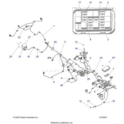 ELECTRICAL, HARNESS - A23SLE95PK (C102427)