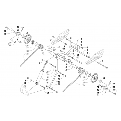 REAR SUSPENSION REAR ARM ASSEMBLY