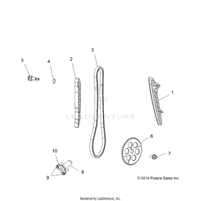 ENGINE, CAM CHAIN - A19SVS95CR/ER [49ATVCAMCHAIN15850]