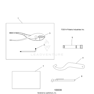 TOOLS, TOOL KIT - A17SDE57N2/A57N2 [100039]