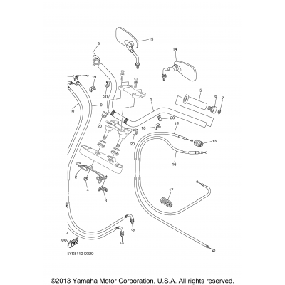 Steering Handle Cable