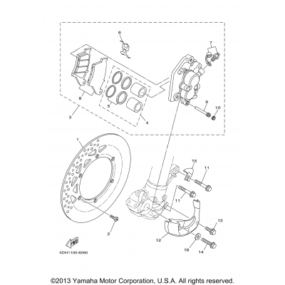 Front Brake Caliper