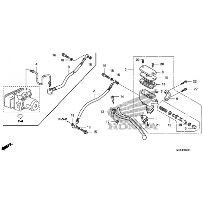 REAR BRAKE MASTER CYLINDER