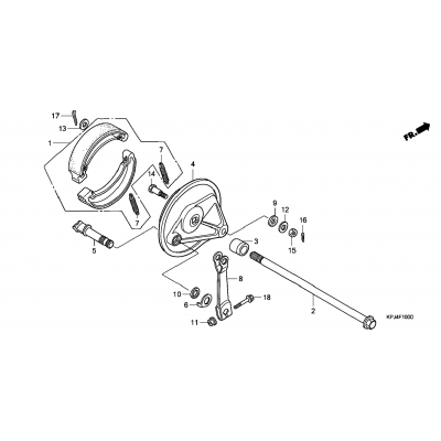 REAR BRAKE PANEL