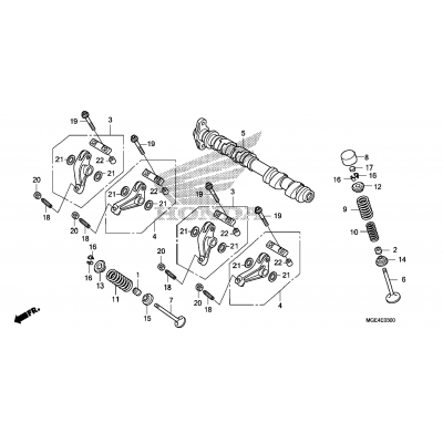 CAMSHAFT / VALVE (FR.)