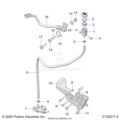 BRAKES, BRAKE PEDAL and MASTER CYLINDER - A25SXN85A4 (C102211-2)