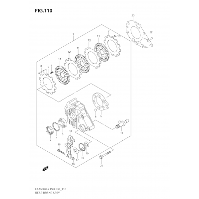 REAR BRAKE ASSY