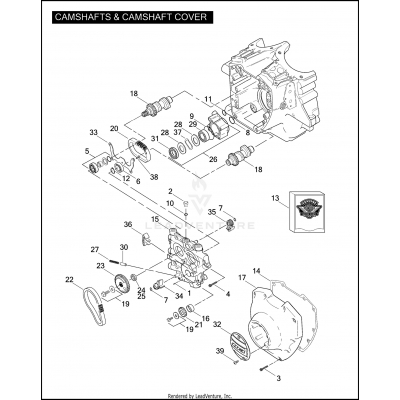 CAMSHAFTS & CAMSHAFT COVER - TWIN CAM 103™