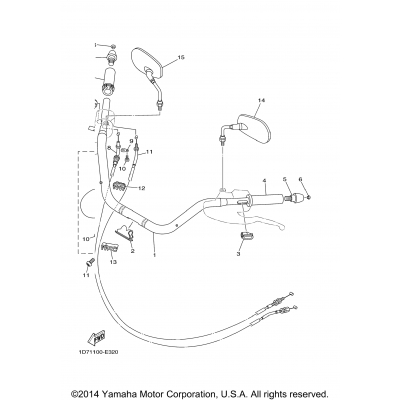 Steering Handle Cable