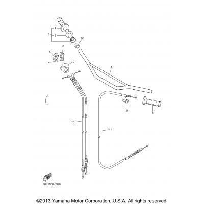 Steering Handle Cable