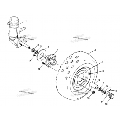 Front Wheel Assembly Sport 400L