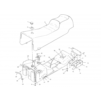 Seat & Gas Tank