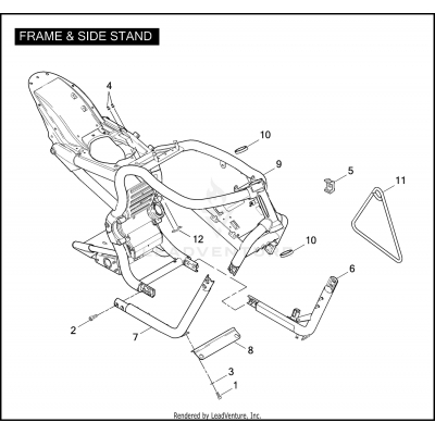 FRAME & SIDE STAND