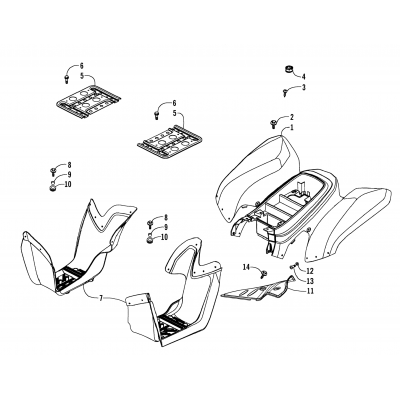 REAR BODY PANEL ASSEMBLY