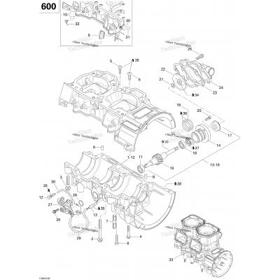 Crankcase (600)