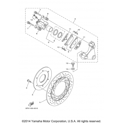 Rear Brake Caliper