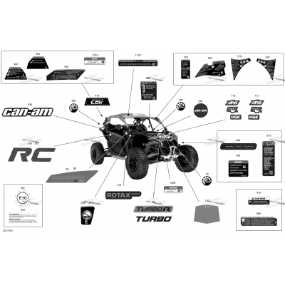 Decals - Turbo - Package Xrc - North America