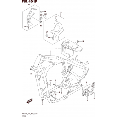 FRAME (VL800BL5 E28)