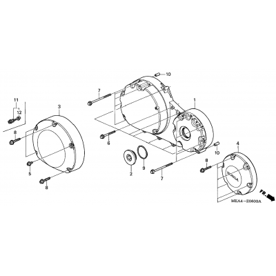 RIGHT CRANKCASE COVER