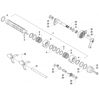 GEAR SHIFTING ASSEMBLY