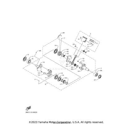 CRANKSHAFT & PISTON