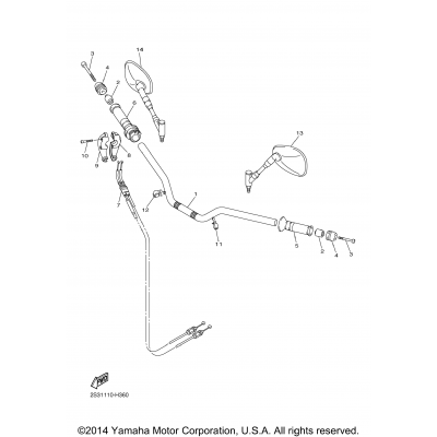 Steering Handle Cable