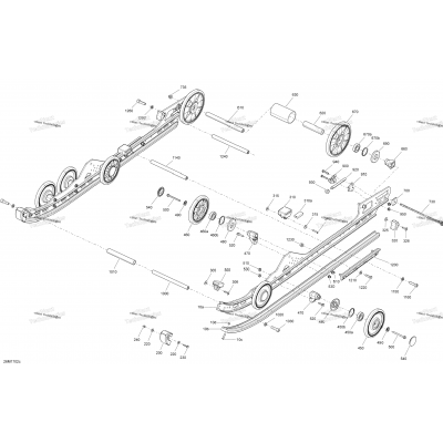 Rear Suspension - Model 137 - Inferior