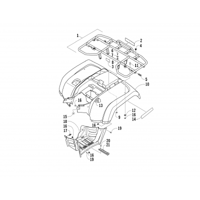 REAR BODY PANEL ASSEMBLY