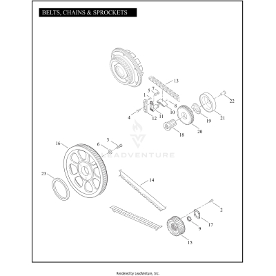 BELTS, CHAINS AND SPROCKETS