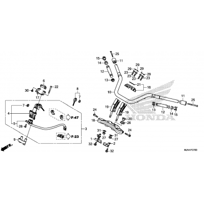 HANDLEBAR / TOP BRIDGE