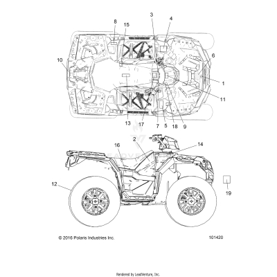 BODY, DECALS - A19SXS95CC/CR (101420)