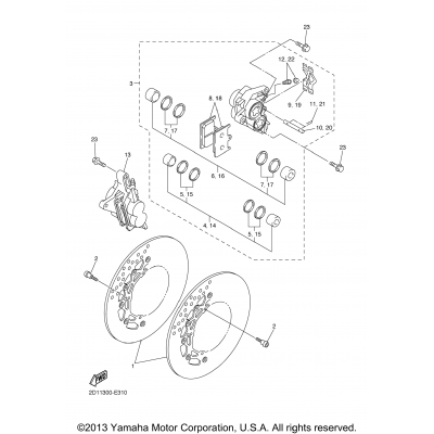 Front Brake Caliper