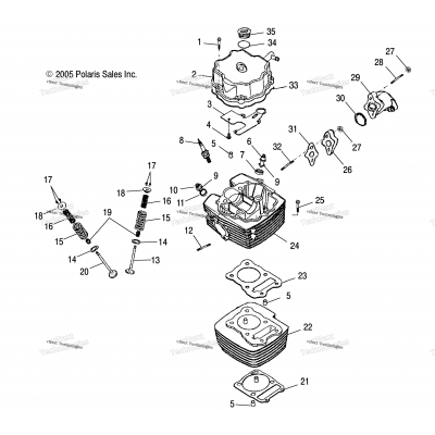 Engine, Cylinder Head