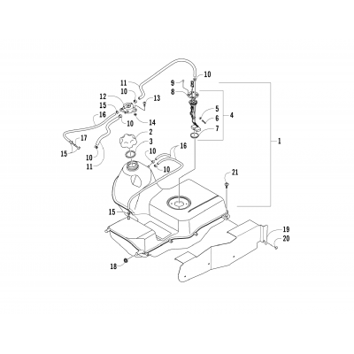 GAS TANK ASSEMBLY