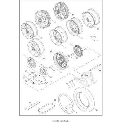 WHEELS, REAR