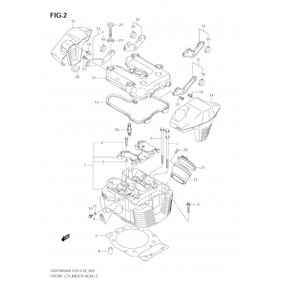 FRONT CYLINDER HEAD