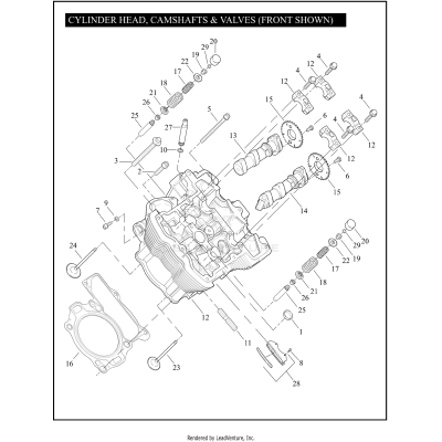 CYLINDER HEAD, CAMSHAFTS, & VALVES